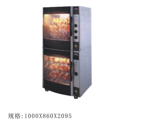 热风循环式烤鸭炉连保温柜